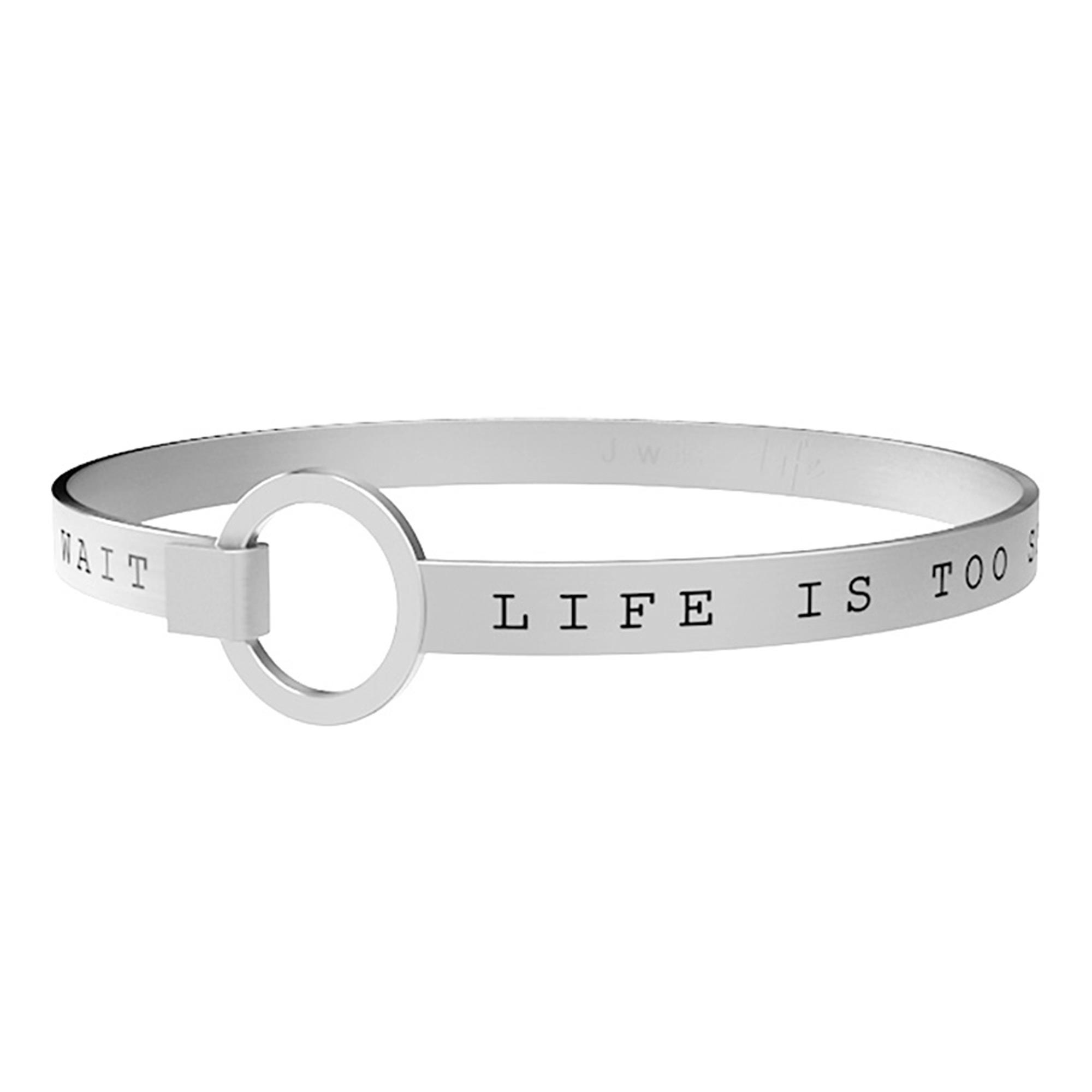 Bracciale life is too short to... Philosophy  Acciaio Donna 231694 - KIDULT